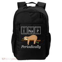 Funny Science Sloth Shirts I Nap Periodically Sloths Lovers Backpack thumb 0