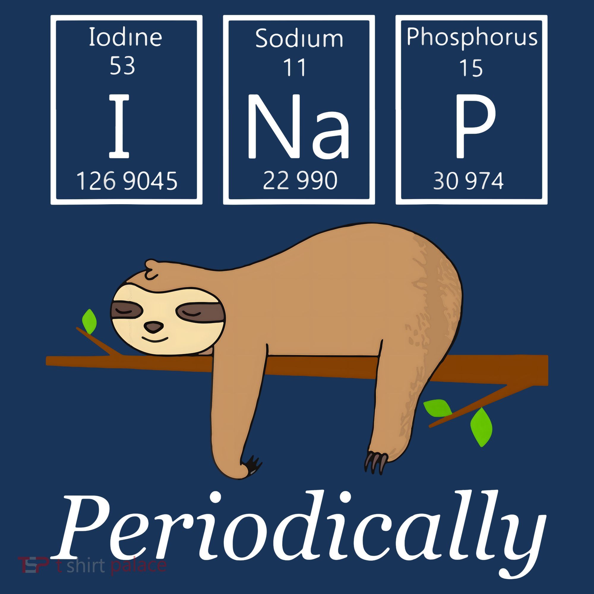 Funny Science Sloth Shirts I Nap Periodically Sloths Lovers Apron