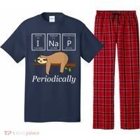 Funny Science Sloth Shirts I Nap Periodically Sloths Lovers Pajama Set thumb 0