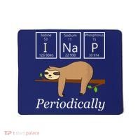 Funny Science Sloth Shirts I Nap Periodically Sloths Lovers Mousepad thumb 0