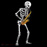 Funny Saxophone Skeleton For Men Women Saxophone Player Sax Coffee Mug thumb 5