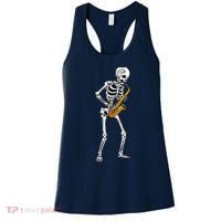 Funny Saxophone Skeleton For Men Women Saxophone Player Sax Women's Tank Top thumb 0