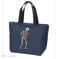Funny Saxophone Skeleton For Men Women Saxophone Player Sax Tote Bag thumb 3