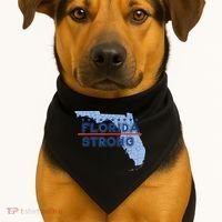 Florida Strong Support USA-Made Doggie Bandana thumb 1