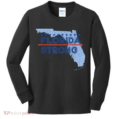Florida Strong Support Kids Long Sleeve Shirt