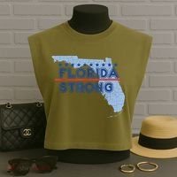 Florida Strong Support Garment-Dyed Women's Muscle Tee thumb 3