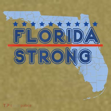 Florida Strong Support Garment-Dyed Women's Muscle Tee