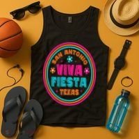 Fiesta Squad San Antonio Texas Cinco De Mayo Lets Fiesta Tank Top thumb 4