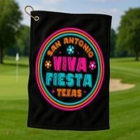 Fiesta Squad San Antonio Texas Cinco De Mayo Lets Fiesta Golf Towel thumb 1