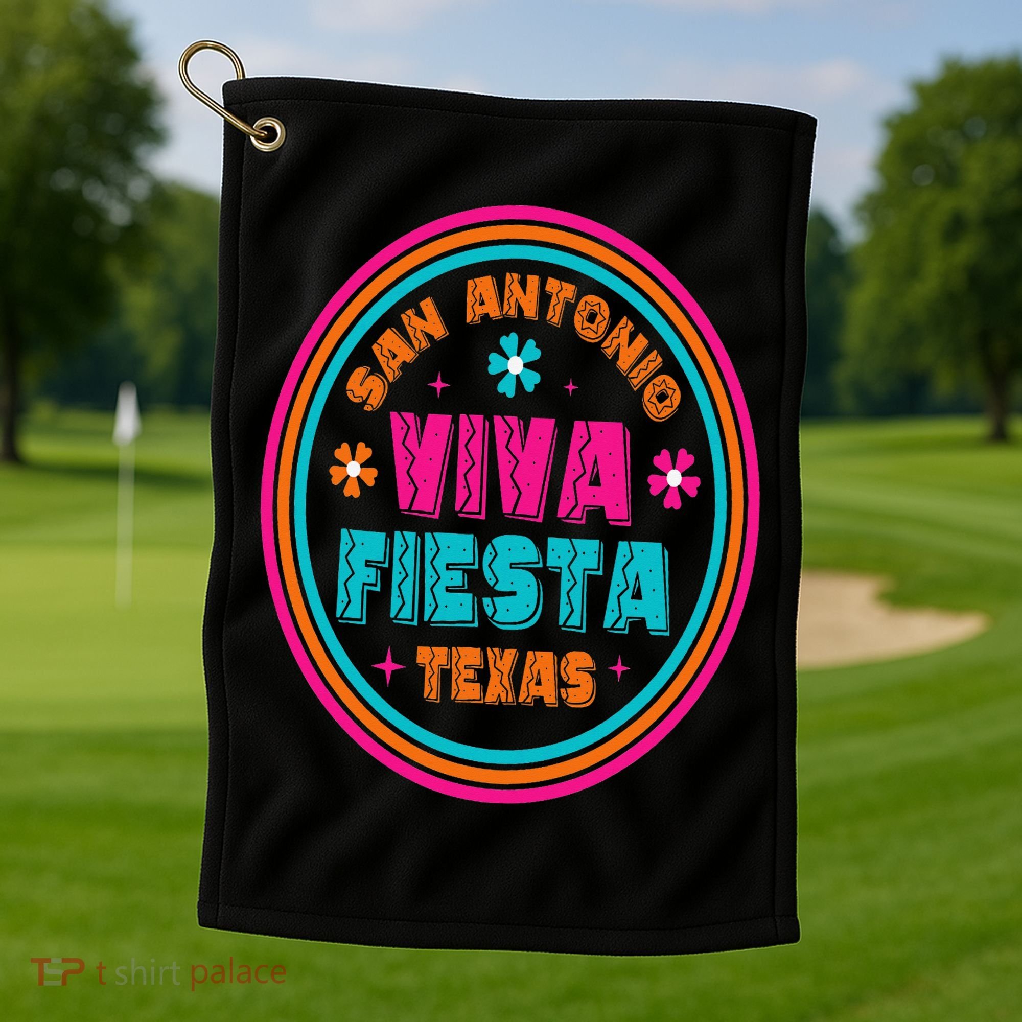 Fiesta Squad San Antonio Texas Cinco De Mayo Lets Fiesta Golf Towel