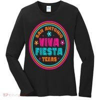 Fiesta Squad San Antonio Texas Cinco De Mayo Lets Fiesta Women's Long Sleeve Shirt thumb 0