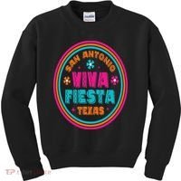 Fiesta Squad San Antonio Texas Cinco De Mayo Lets Fiesta Kids Sweatshirt thumb 0