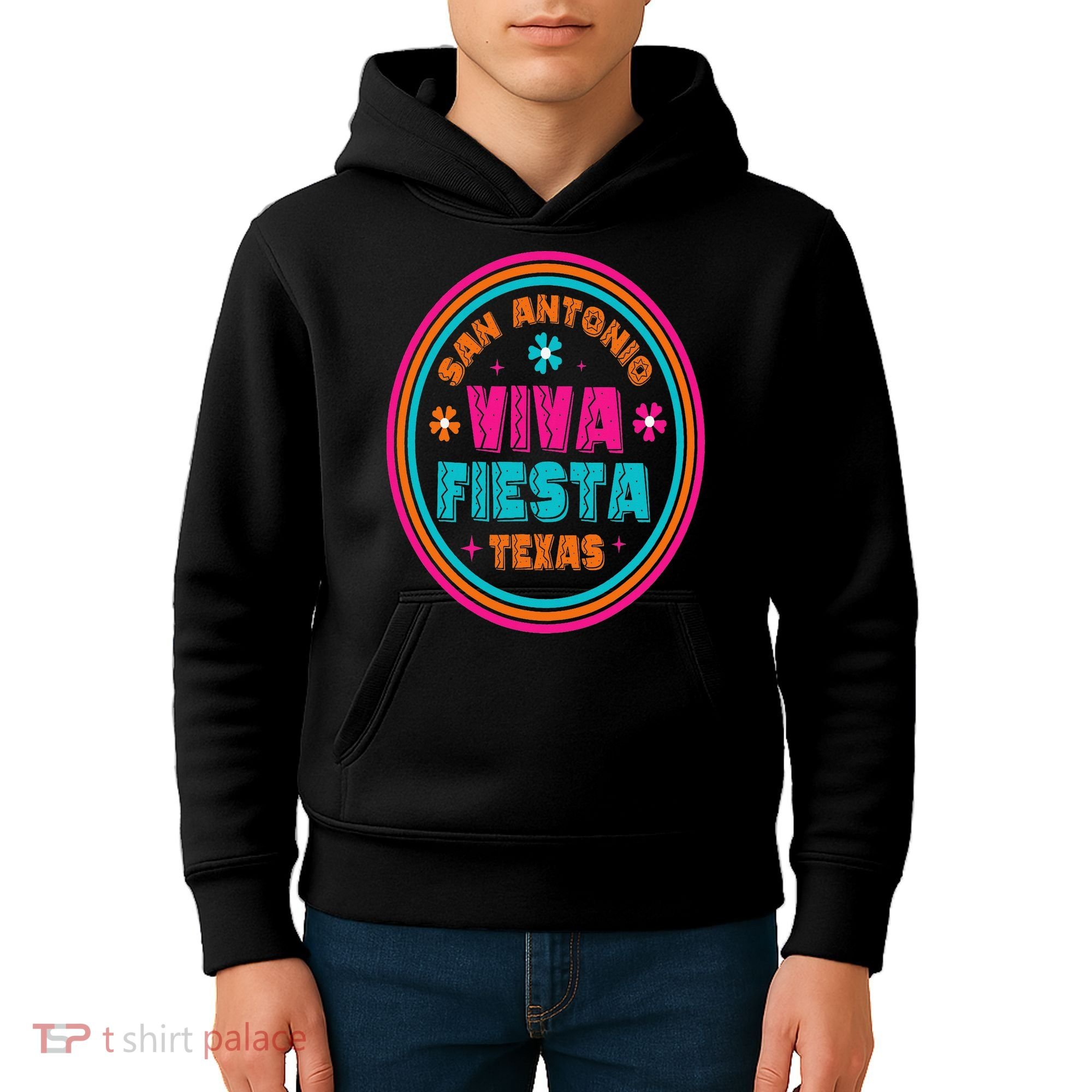 Fiesta Squad San Antonio Texas Cinco De Mayo Lets Fiesta Kids Hoodie