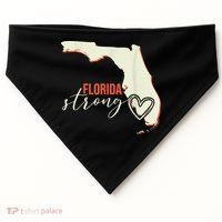 Florida Strong Support With Heart USA-Made Doggie Bandana thumb 0