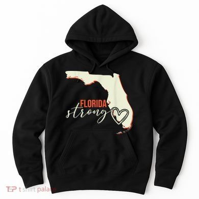 Florida Strong Support With Heart Hoodie