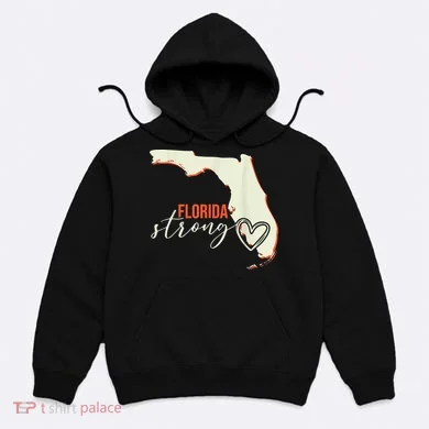 Florida Strong Support With Heart Hoodie