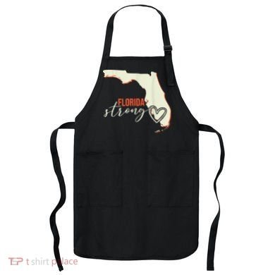 Florida Strong Support With Heart Apron