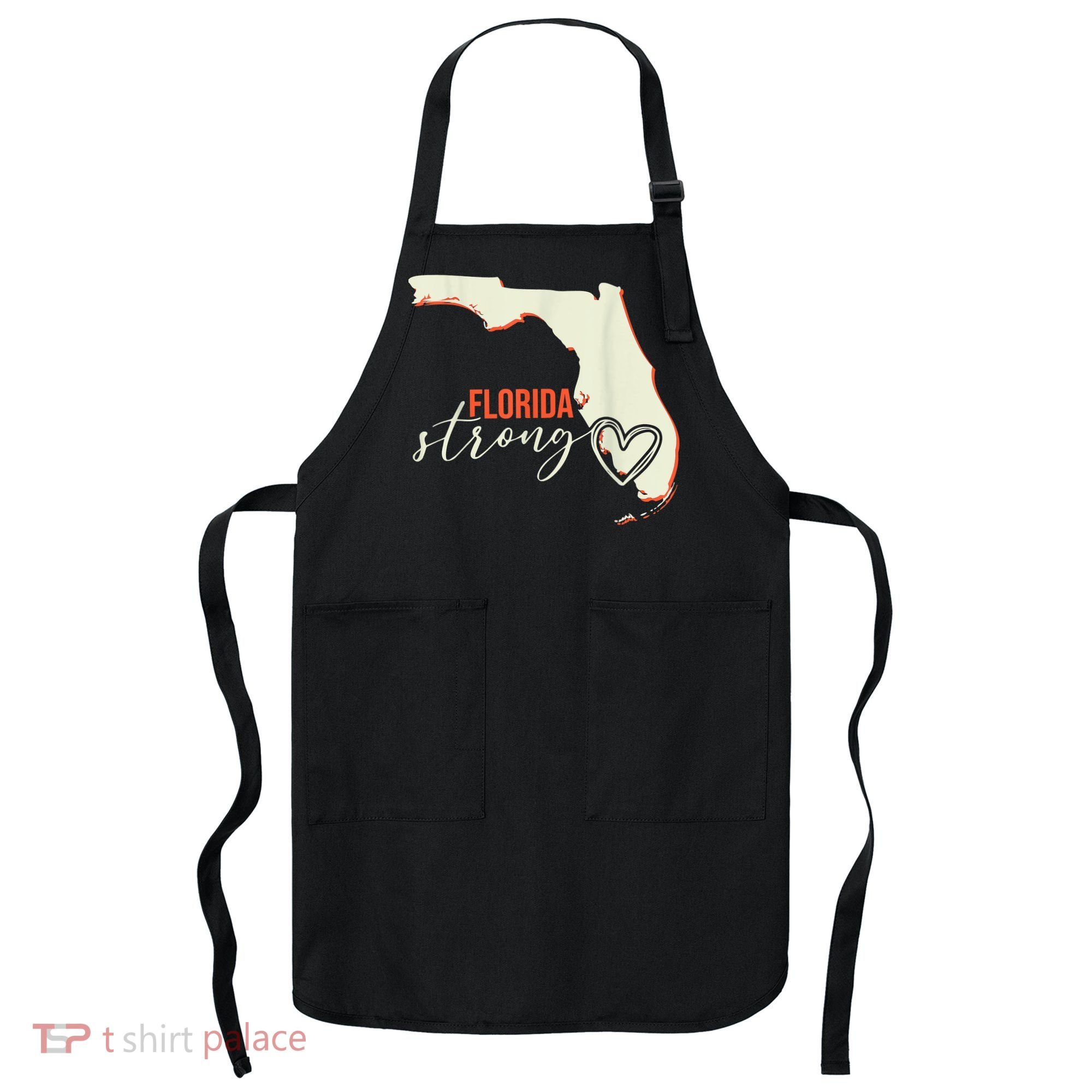 Florida Strong Support With Heart Apron