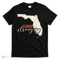 Florida Strong Support With Heart T-Shirt thumb 0