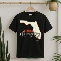 Florida Strong Support With Heart T-Shirt thumb 2