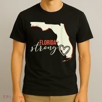 Florida Strong Support With Heart T-Shirt thumb 3