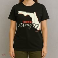 Florida Strong Support With Heart T-Shirt thumb 4
