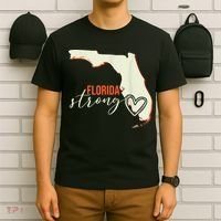 Florida Strong Support With Heart T-Shirt thumb 6