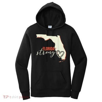 Florida Strong Support With Heart Women's Hoodie