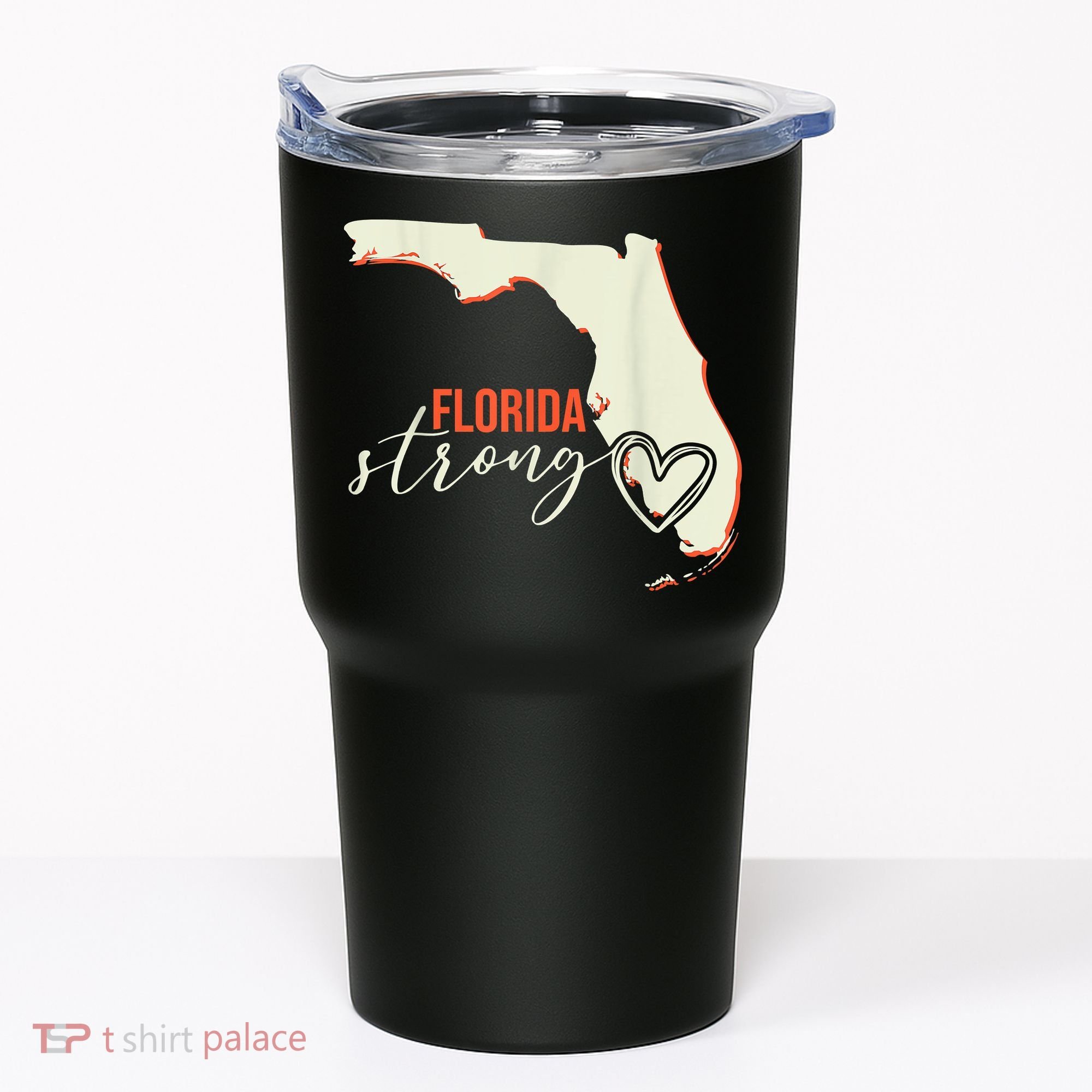 Florida Strong Support With Heart Tumbler