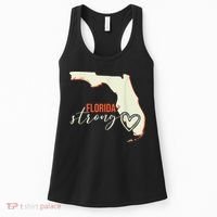 Florida Strong Support With Heart Women's Tank Top thumb 0