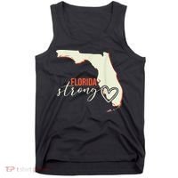 Florida Strong Support With Heart Tank Top thumb 0