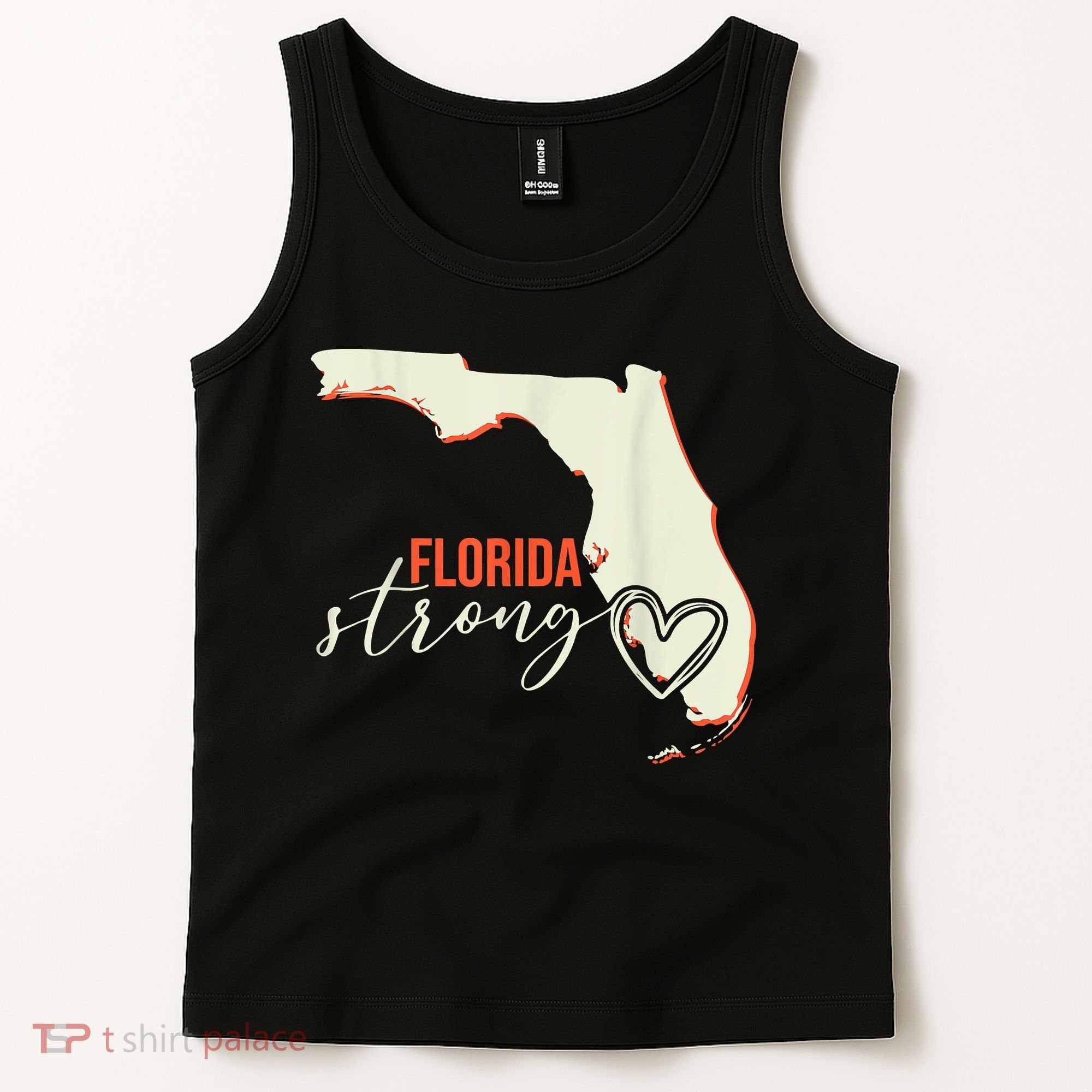Florida Strong Support With Heart Tank Top