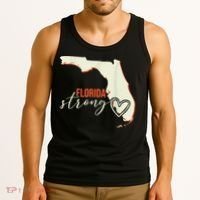 Florida Strong Support With Heart Tank Top thumb 3