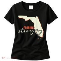 Florida Strong Support With Heart Women's T-Shirt thumb 0