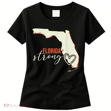 Florida Strong Support With Heart Women's T-Shirt