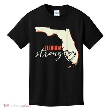 Florida Strong Support With Heart Kids T-Shirt