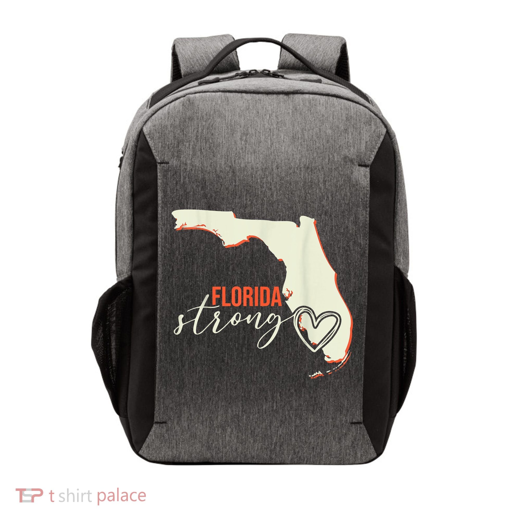 Florida Strong Support With Heart Vector Backpack