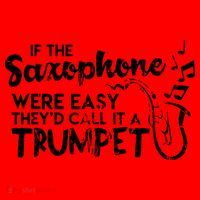 Funny Saxophone Shirts If Saxophone Was Easy Call It Trumpet Santa Hat thumb 1
