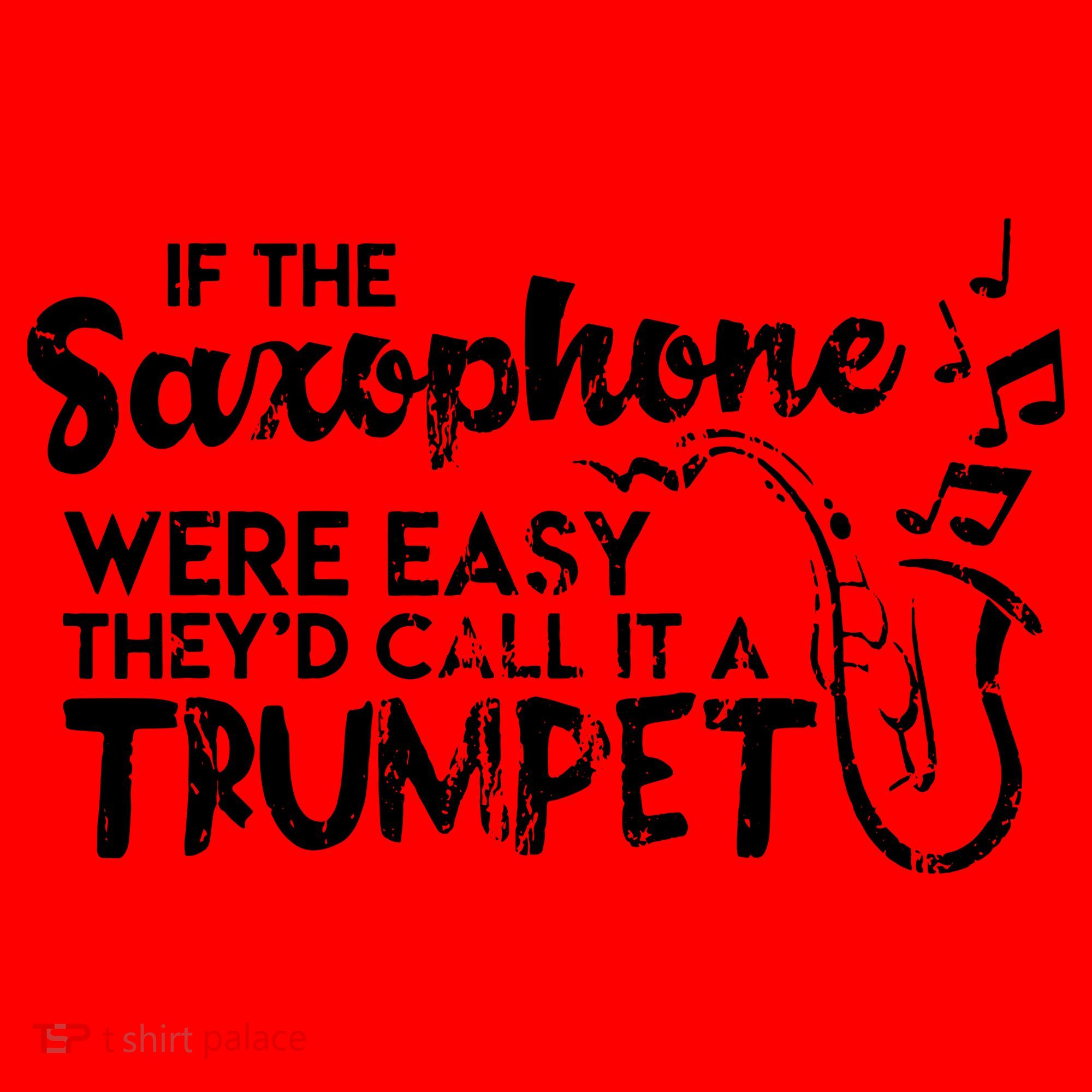 Funny Saxophone Shirts If Saxophone Was Easy Call It Trumpet Santa Hat