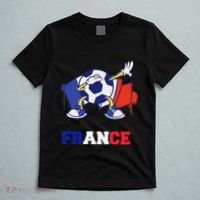 France Soccer Shirt Dabbing Soccer Ball French Flag T-Shirt thumb 5