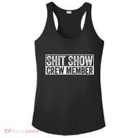 Funny Shit Show Crew Member Ladies PosiCharge Competitor Racerback Tank thumb 0