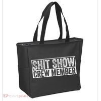 Funny Shit Show Crew Member Tote Bag thumb 2