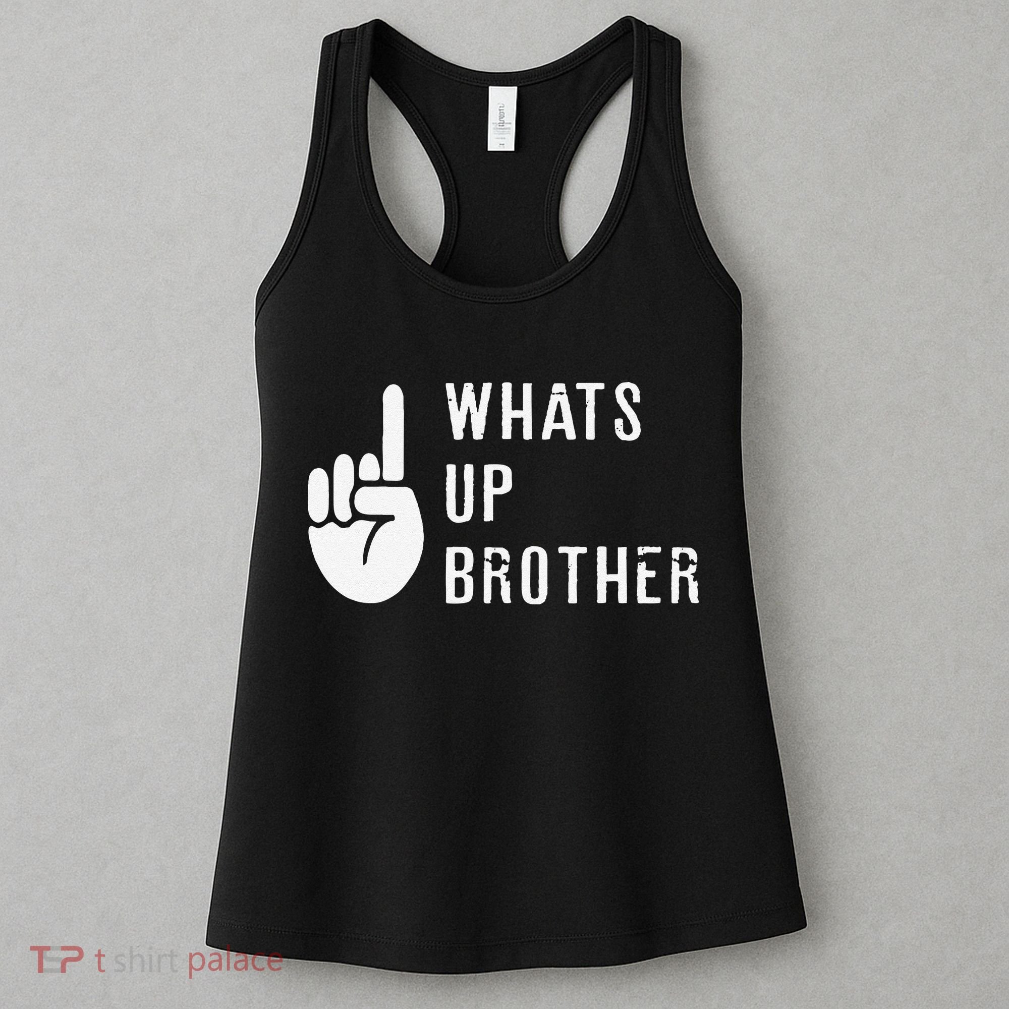 Funny Sketch Streamer Whats Up Brother Gift Women's Tank Top