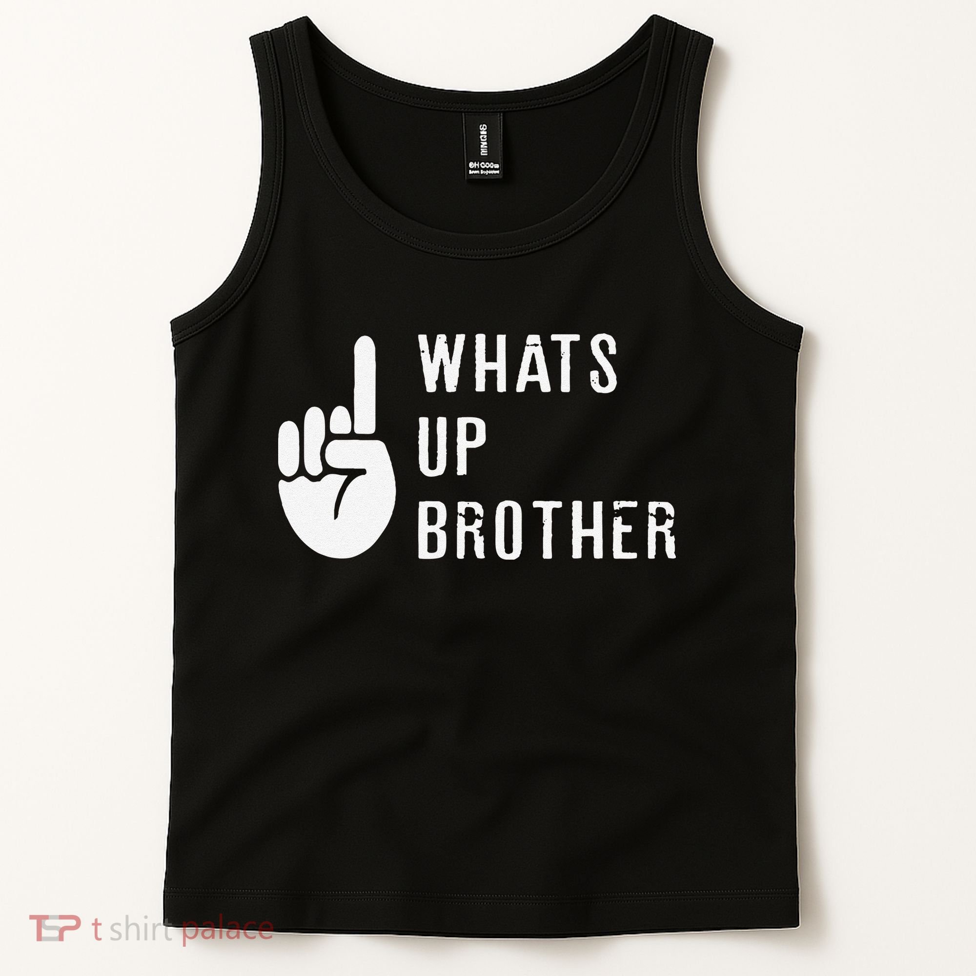 Funny Sketch Streamer Whats Up Brother Gift Tank Top