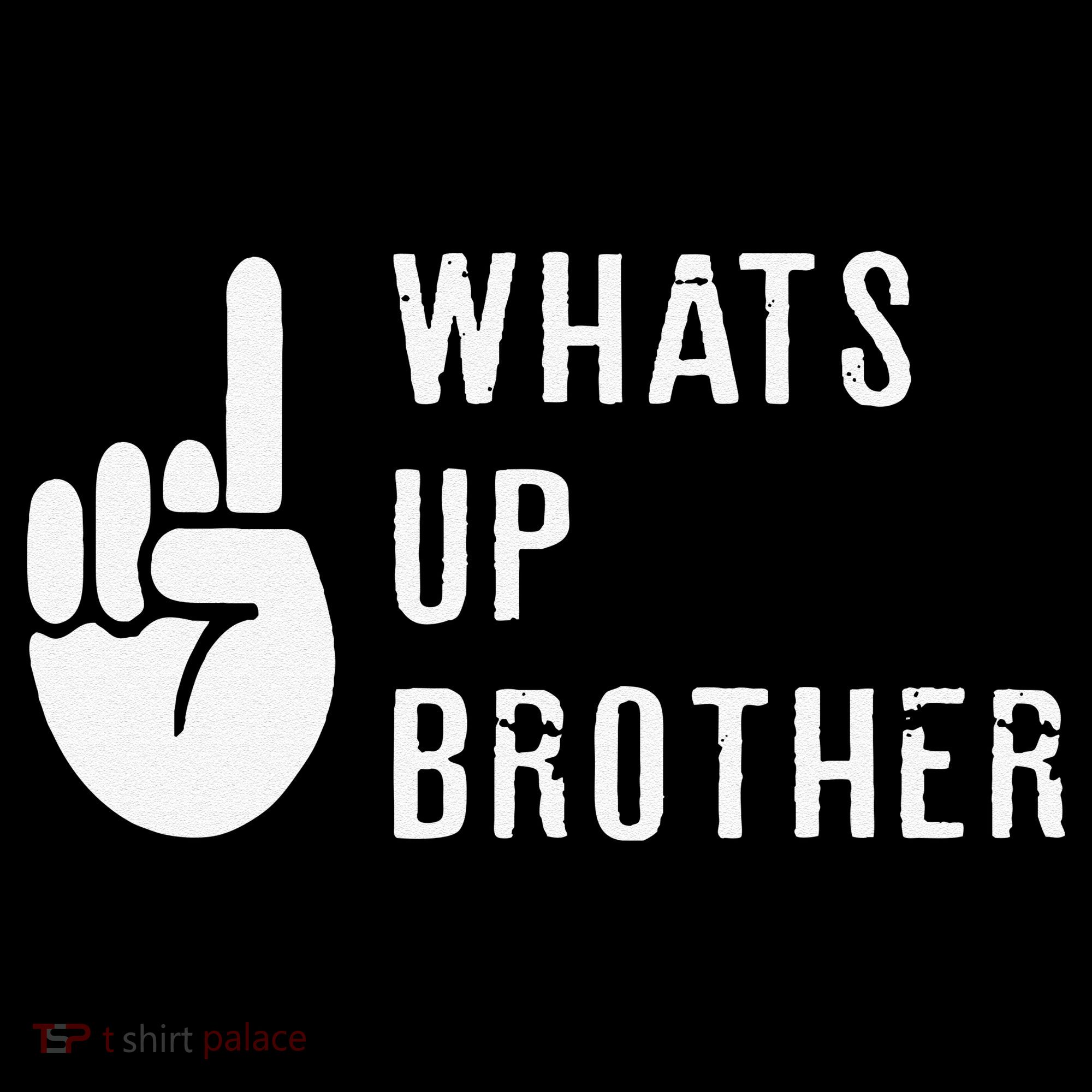 Funny Sketch Streamer Whats Up Brother Gift Kids Sweatshirt