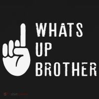 Funny Sketch Streamer Whats Up Brother Gift Kids Long Sleeve Shirt thumb 2