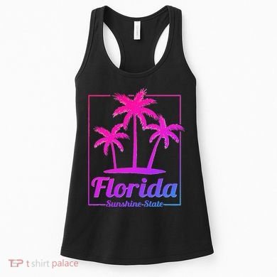 Florida Sunshine State Retro Look Women's Tank Top