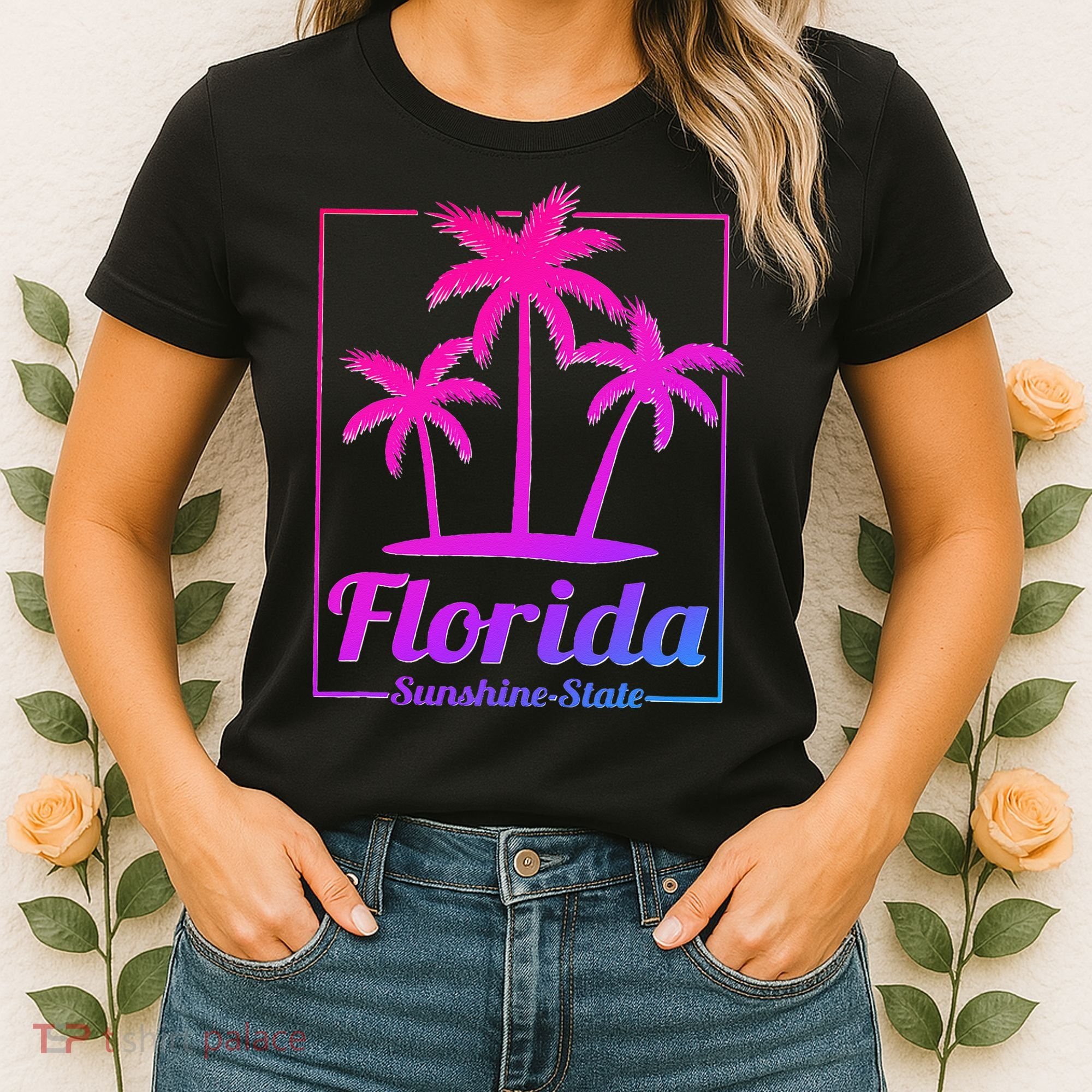 Florida Sunshine State Retro Look Women's T-Shirt