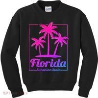 Florida Sunshine State Retro Look Kids Sweatshirt thumb 0