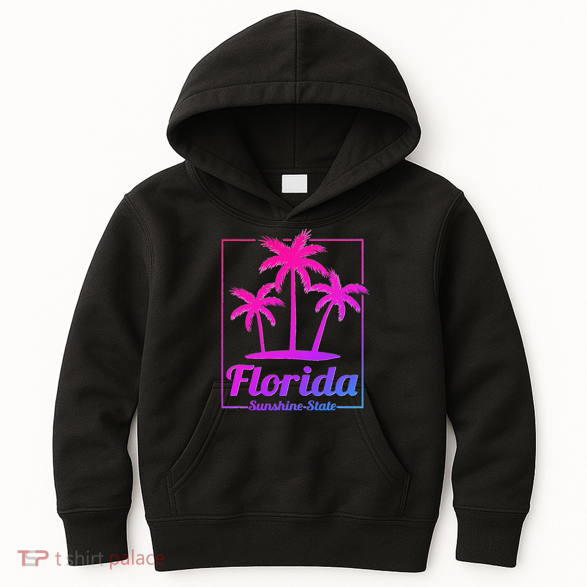 Florida Sunshine State Retro Look Kids Hoodie